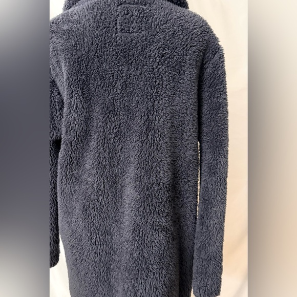 PINK Victoria’s Secret Oversized Faux Sherpa Hooded Cardigan Jacket Size XS/S - Picture 6 of 10